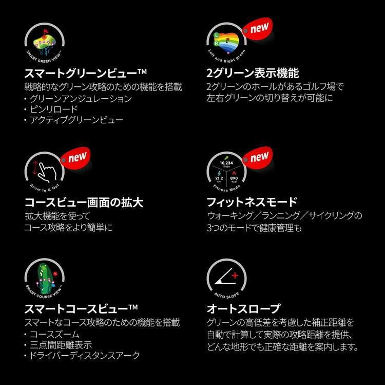 ボイスキャディ A3 腕時計タイプ Voice Caddie GPS 時計型 距離計 日本