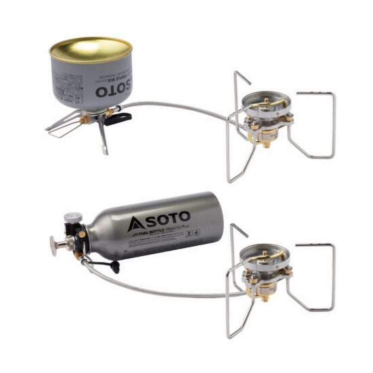 燃料ボトルM＆OD缶セット  SOTO ストームブレイカー ＆ 広口フューエルボトルCR 480ml ＆ パワーガス250  SOD-372 ＆ SOD-703M ＆ SOD-725T  ラッピング不可
