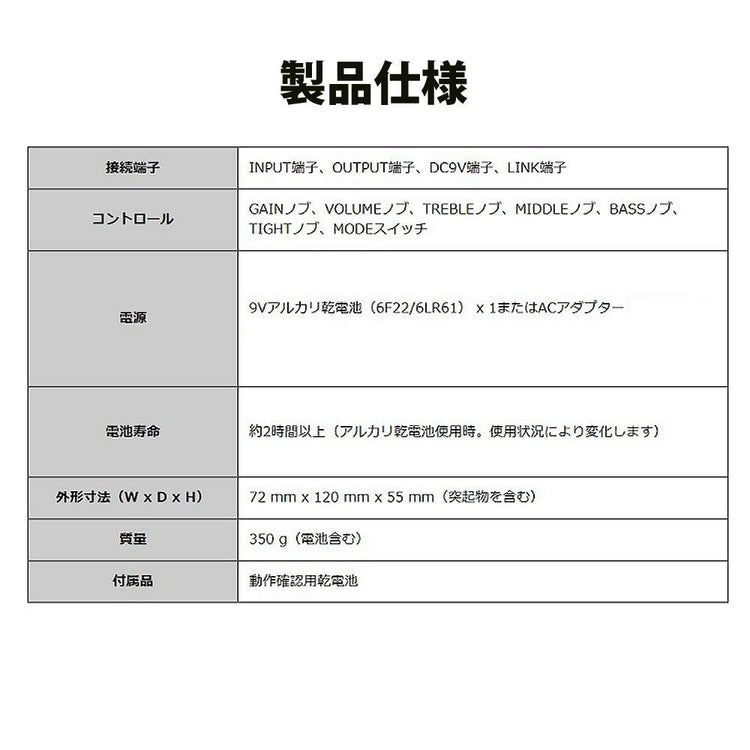 VOX ヴォックス エレクトリックギター用 コンパクトエフェクター COPPERHEAD DRIVE VE-CD