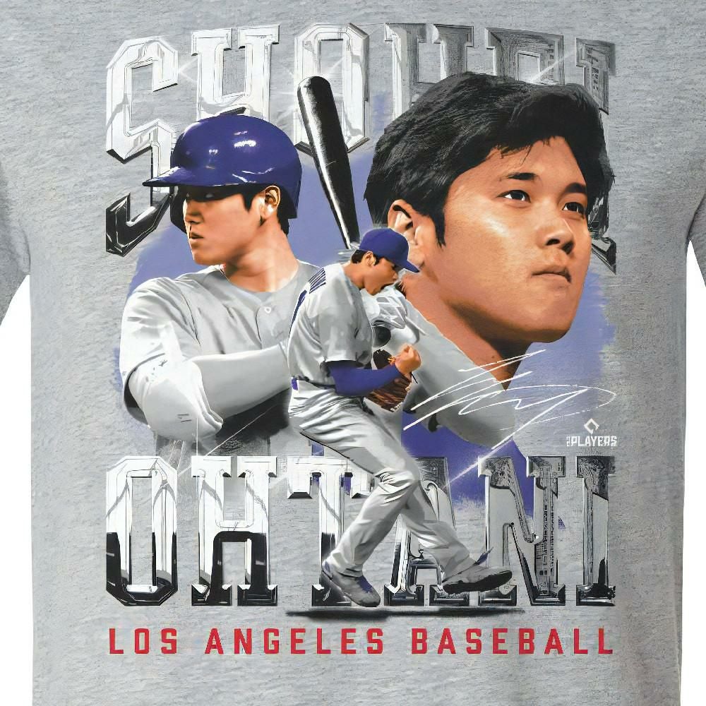 500LEVEL 大谷翔平 Tシャツ ブルー グレー S M L XL （カラー サイズ