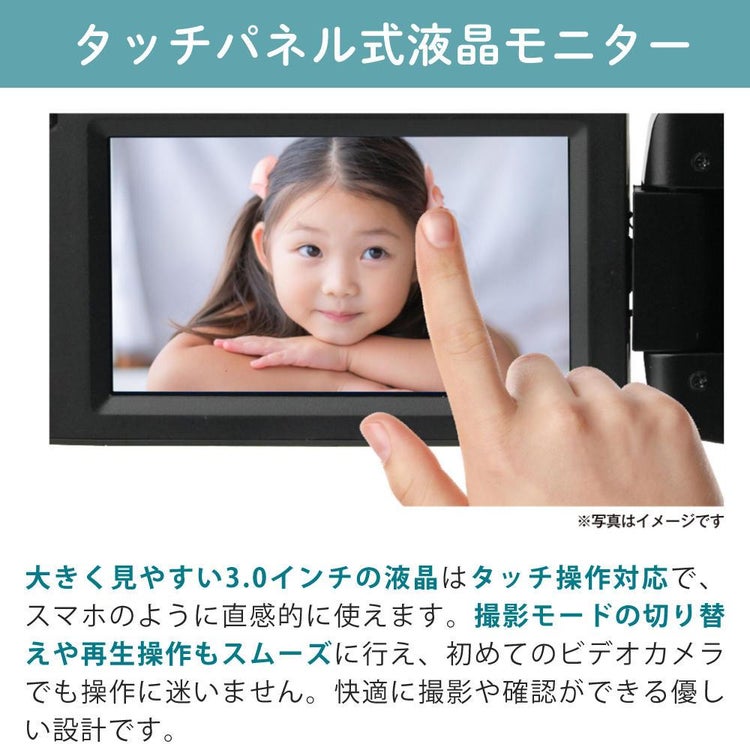 ケンコー 4K デジタルビデオカメラ KC-Z4K10 光学3倍ズーム タッチパネル 手ぶれ補正  三脚他セット