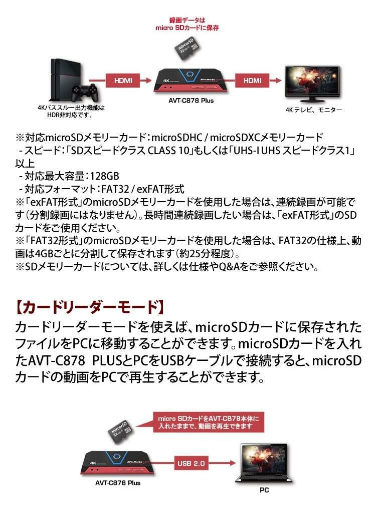 アバーメディア Live Gamer Portable 2 PLUS ゲームキャプチャーデバイス AVT-C878 PLUS ヘッドホンセット