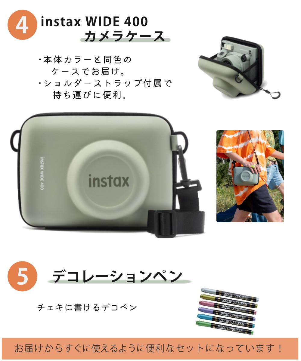 富士フイルム インスタントカメラ チェキ WIDE instax WIDE 400