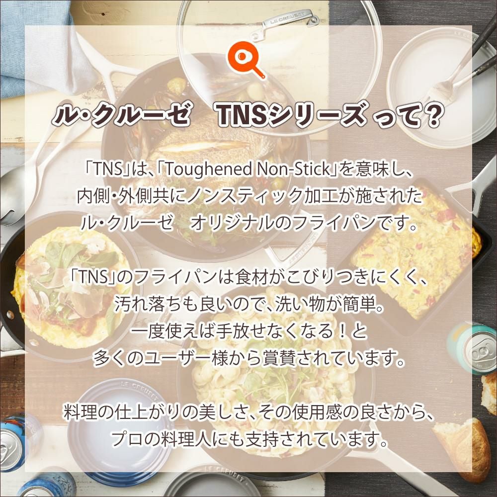 ル・クルーゼ TNS NEW ディープ・フライパン 24cm NC ルクルーゼ lecreuset 深型 フライパン ノンスティック加工 直火 IH オーブン対応 食洗機対応