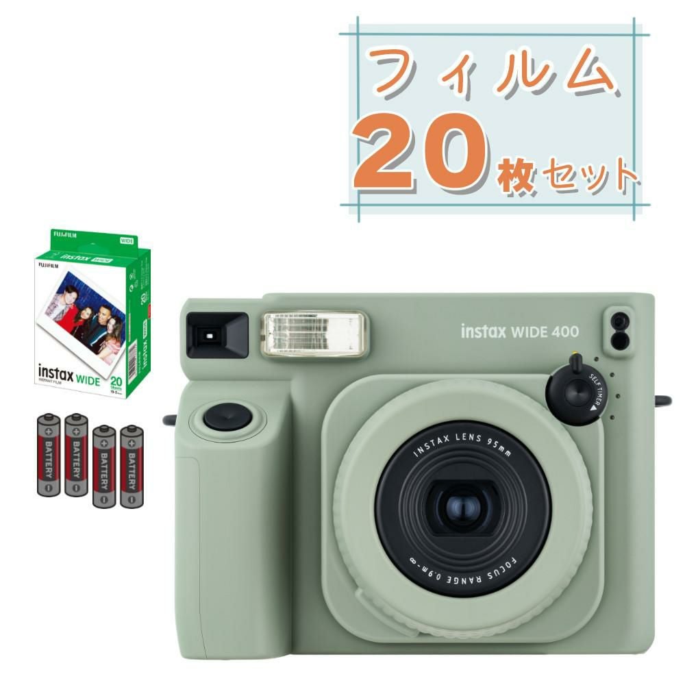 富士フイルム インスタントカメラ チェキ WIDE instax WIDE 400