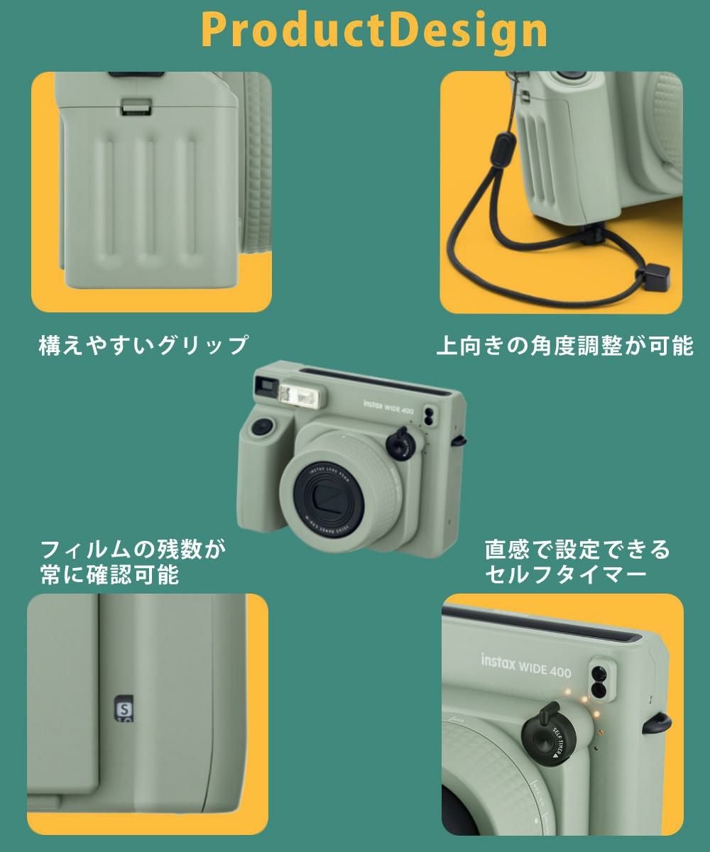 富士フイルム インスタントカメラ チェキ WIDE instax WIDE 400