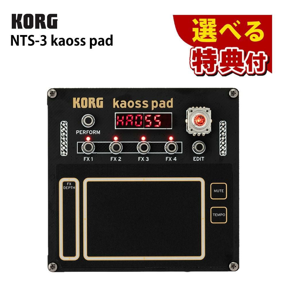 KORG コルグ NTS-3 kaoss pad 選べる特典付き ラッピング不可