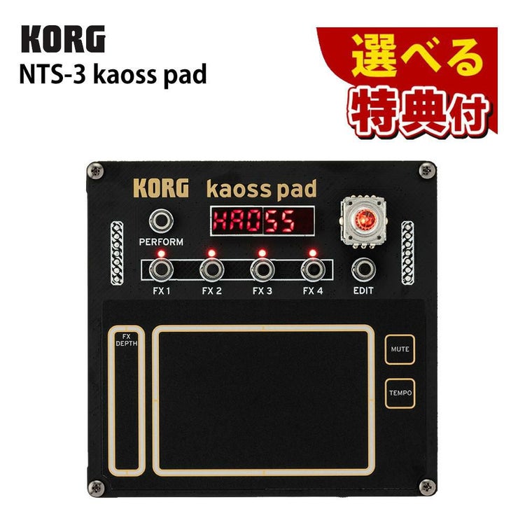 KORG コルグ NTS-3 kaoss pad 選べる特典付き ラッピング不可
