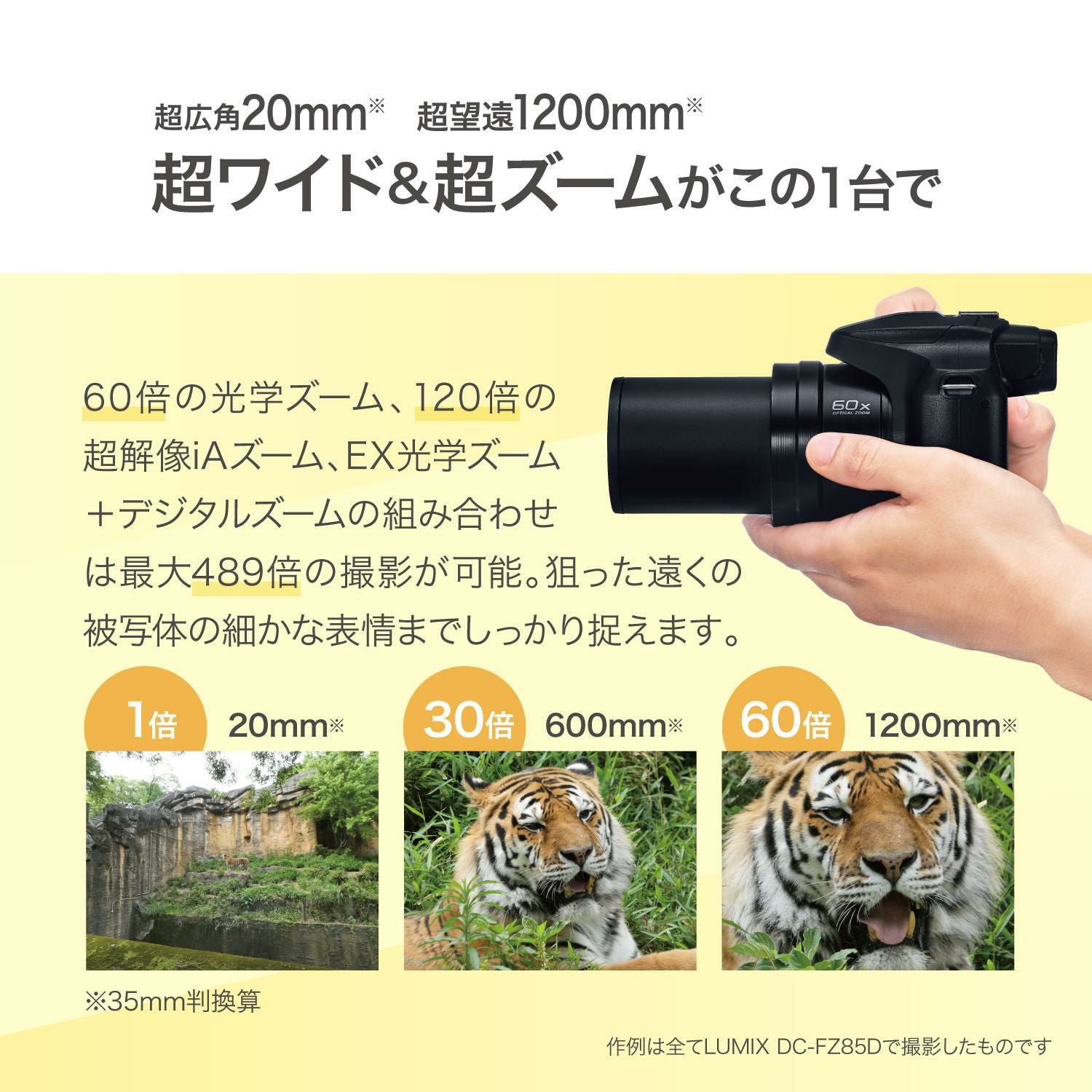 パナソニック デジタルカメラ ルミックス LUMIX FZ85D ブラック DC