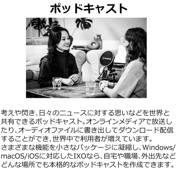 スタインバーグ steinberg オーディオインターフェイス USB IXO12