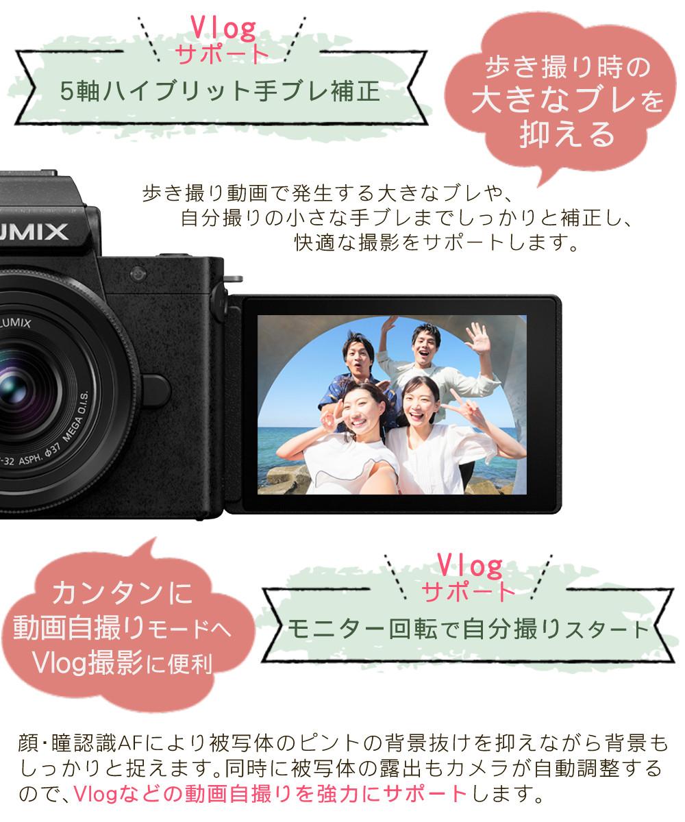 パナソニック ルミックス DC-G100DW-K ミラーレス一眼カメラ ダブル