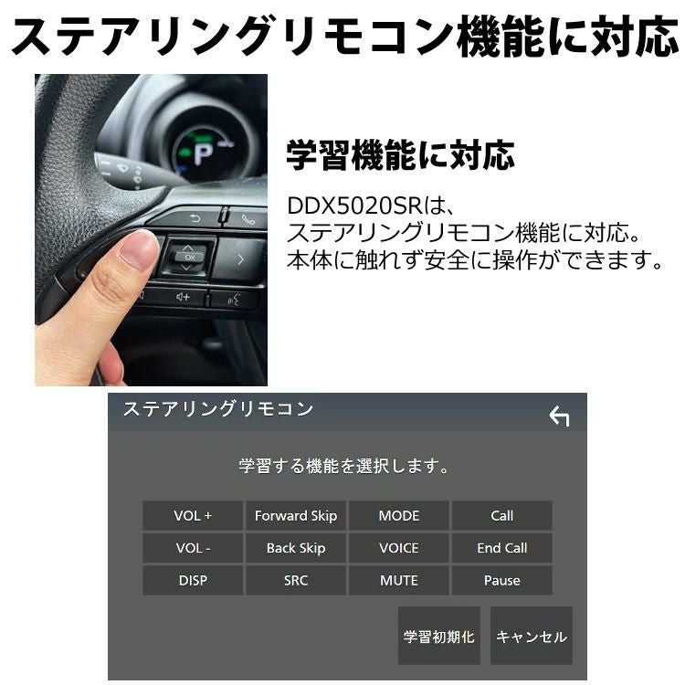 ケンウッド DDX5020SR (DDX-5020SR) ディスプレーオーディオ