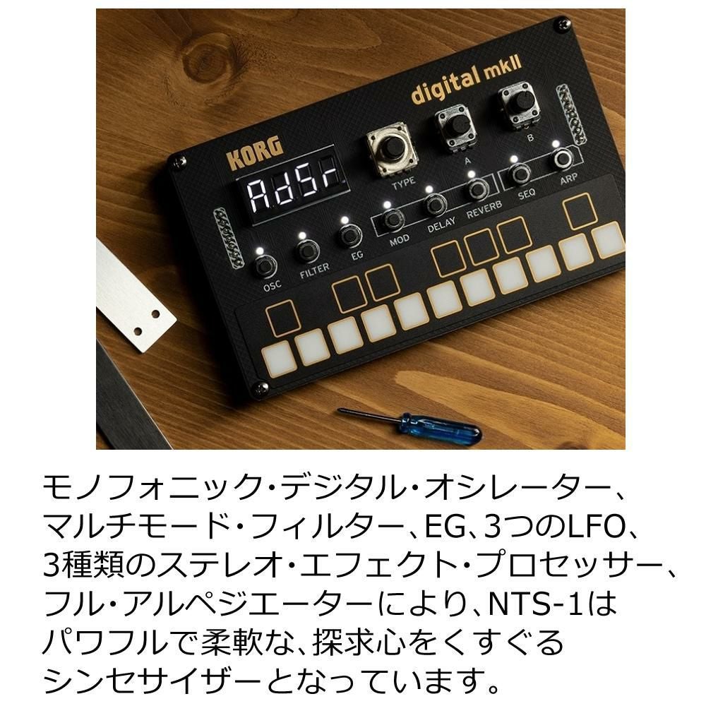 KORG コルグ NTS-1 シンセサイザー digital kit mkII 選べる特典セット ラッピング不可