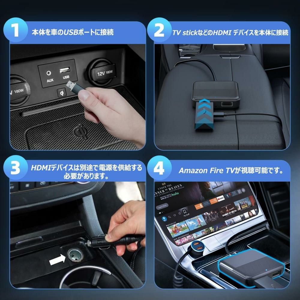 オットキャスト OTTOCAST Car TV Mate MAX HDMI変換 正規品 CA361