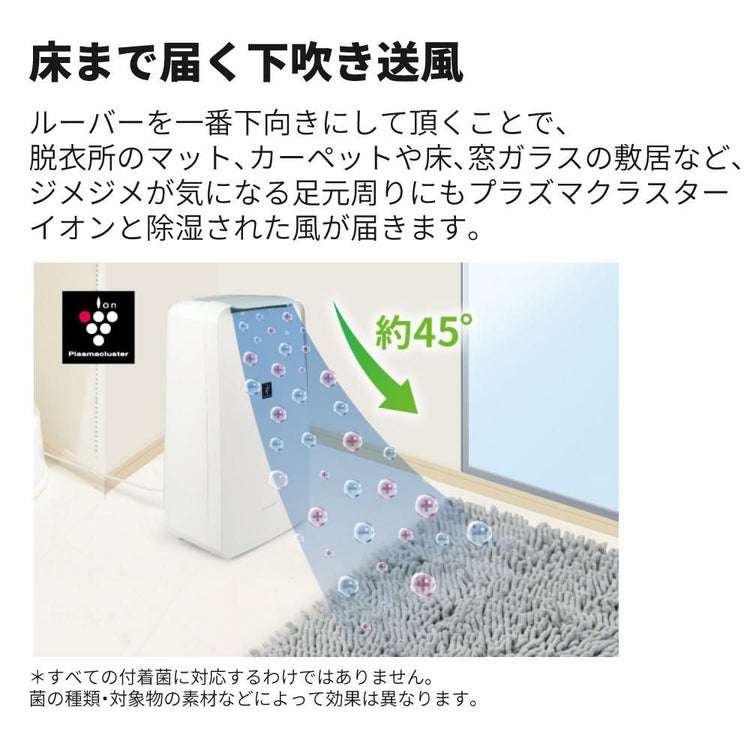 シャープ 衣類乾燥除湿機 CV-R71-W ホワイト 衣類乾燥 除湿機 SHARP プラズマクラスター