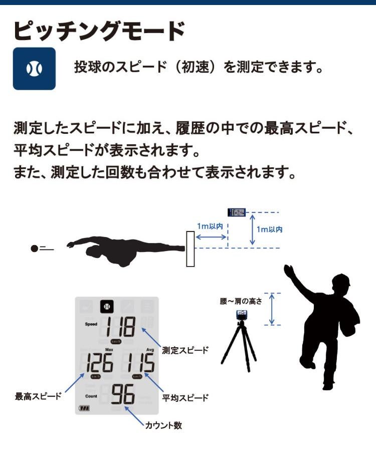 SSK マルチスピードテスター5 MST500 Bluetooth対応 アプリ連動 野球