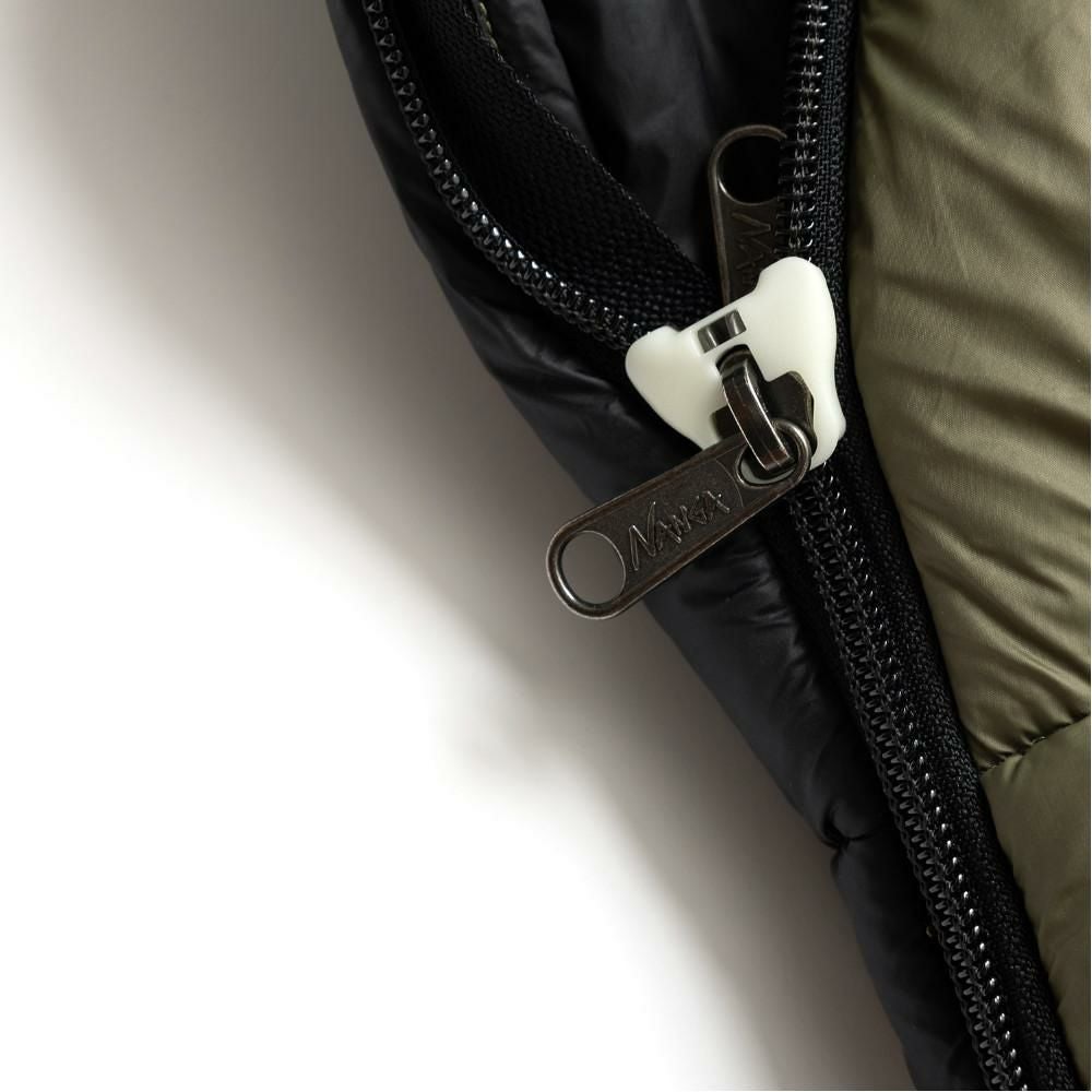 ナンガ シュラフ マミー型 Approach Synthetic Fiber 1200   COYOTE / OLIVE   comfort 5℃ / limit 0℃  別注品