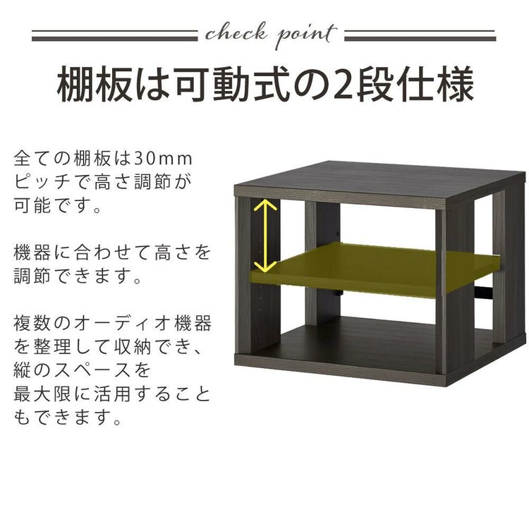 ハヤミ工産 ハミレックス HAMILeX オーディオラック G-3613 ブラウンアッシュグレー 3段 レビュー特典付き ラッピング不可