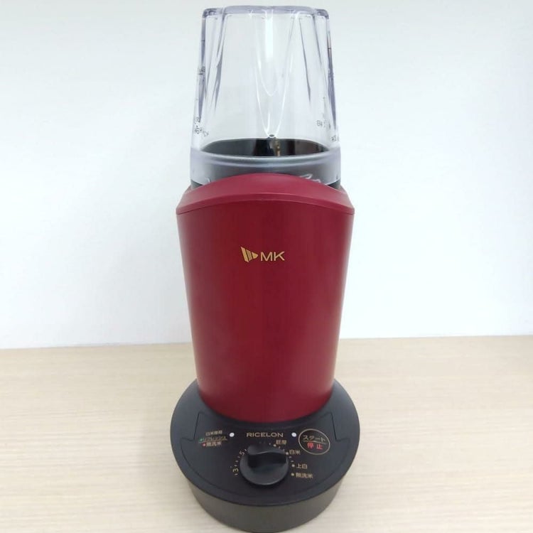 エムケー精工 小型精米機 RICELON ワインレッド 玄米300gセット