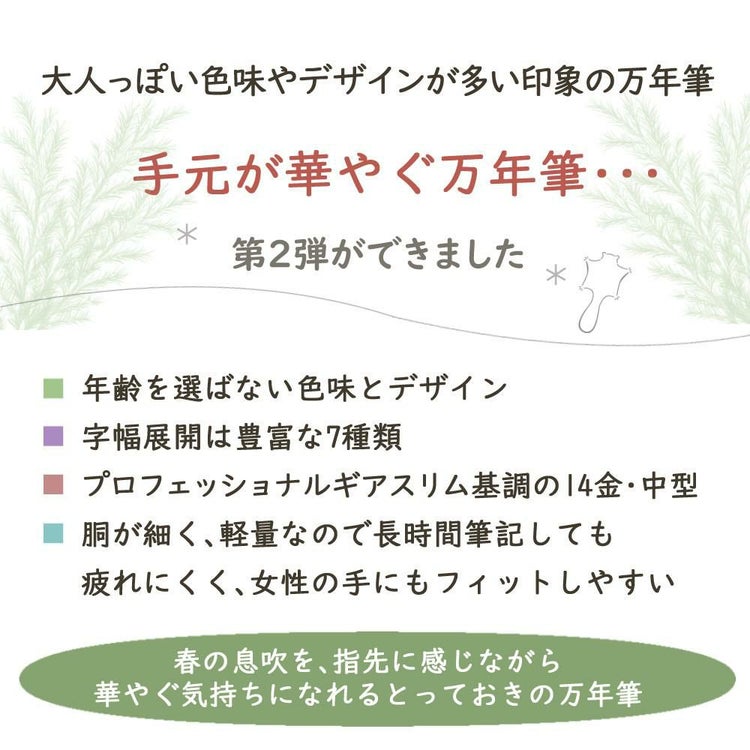 セーラー万年筆 ホームショッピングオリジナル万年筆 春を呼ぶエゾモモンガ コンバーター サポートキットセット付 セット