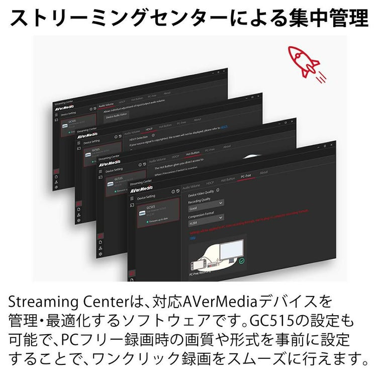 アバーメディア AVerMedia LIVE GENERATOR PORTABLE GC515WH キャプチャーボード