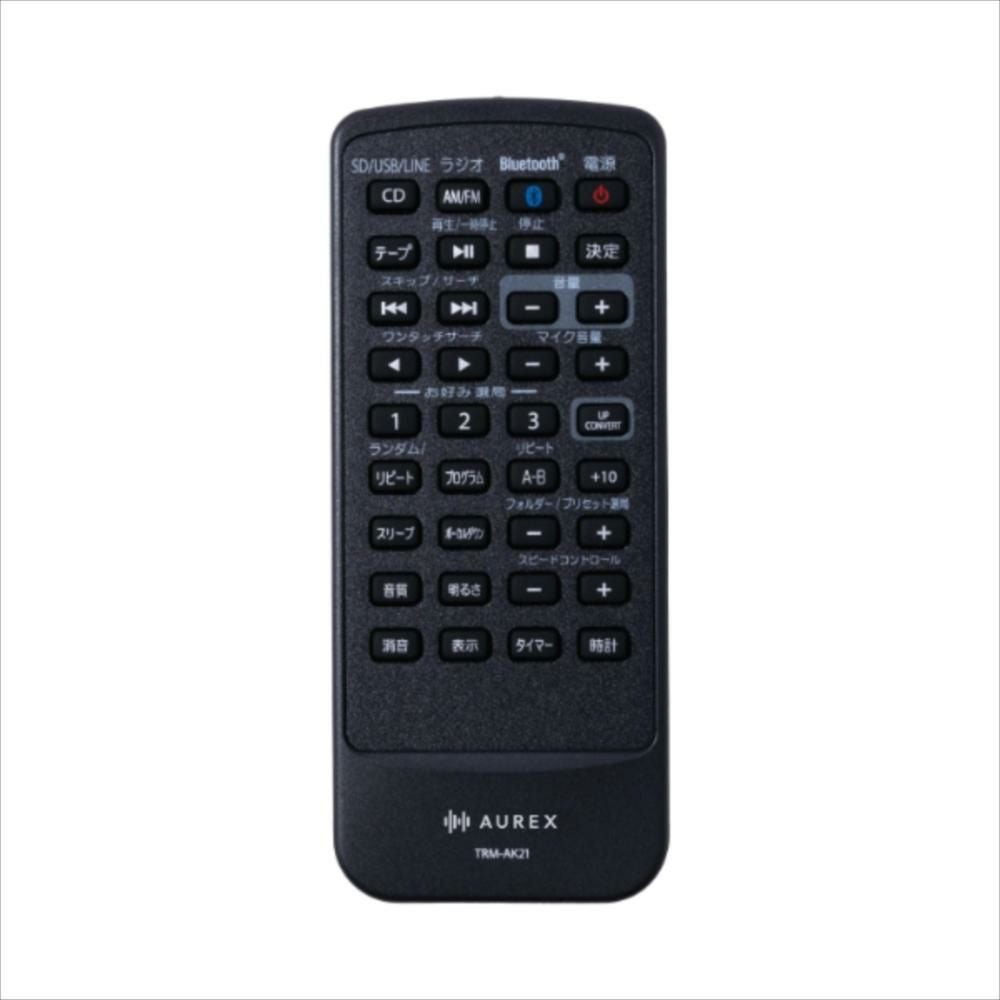 東芝 CDラジカセ シルバーTY-AK21(S) カセット60分 クロス付き 3点