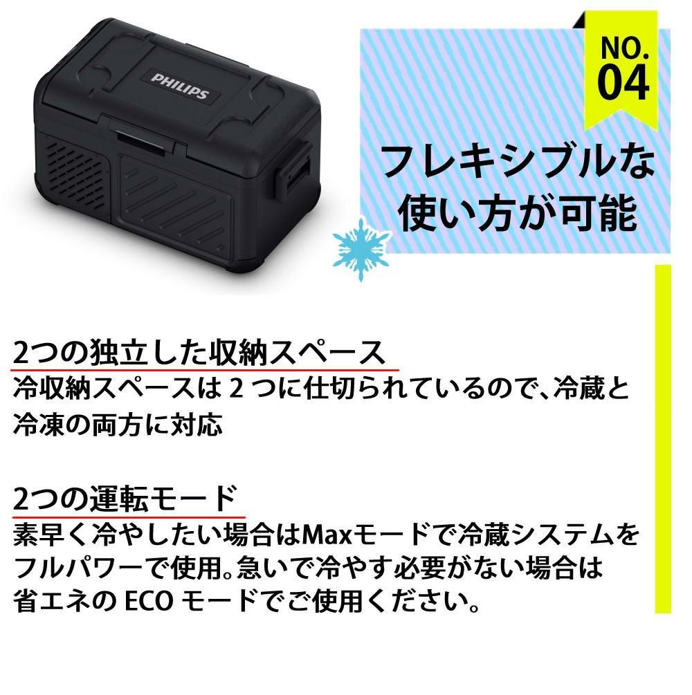 フィリップス 車載 冷蔵庫 冷凍庫 サーマルボックス 25L TB5401X1 12V