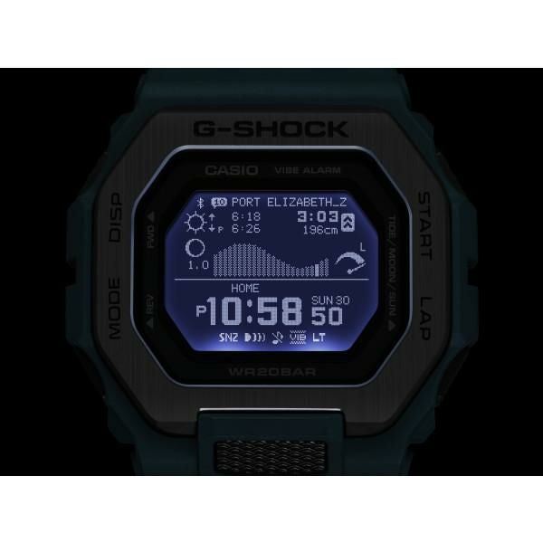 カシオ ジーショック 腕時計 G-LIDE Bluetooth タイドグラフ ブラック メンズ 国内正規品 GBX-100-1JF