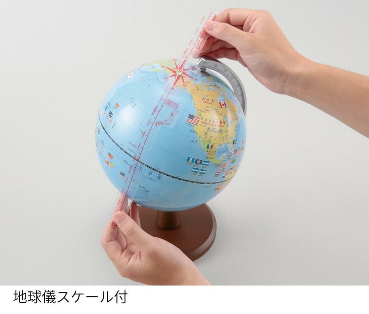 しゃべる国旗付地球儀 スタンダード 音声機能付  OYV46 球径 20cm 選べる特典セット レイメイ藤井 地球儀 しゃべる プレゼント