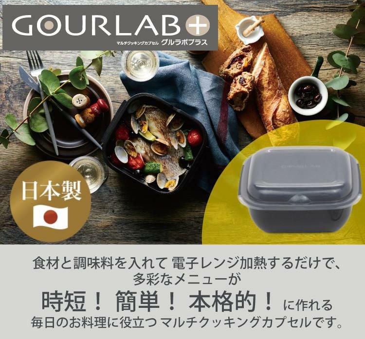 岩谷マテリアル グルラボプラス  クッキングガイド付  スタンダードセット GLBSTD 電子レンジ調理器  イワタニ