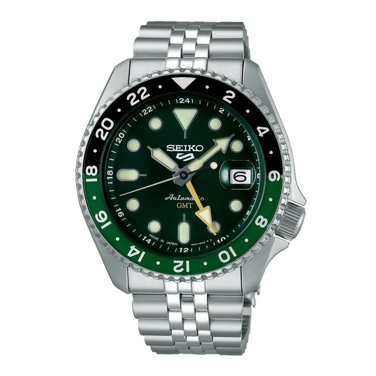 セイコー 5スポーツ 腕時計 SKX GMT 自動巻 ステンレス アナログ メンズ 国内正規品 SBSC019 時計ケース付
