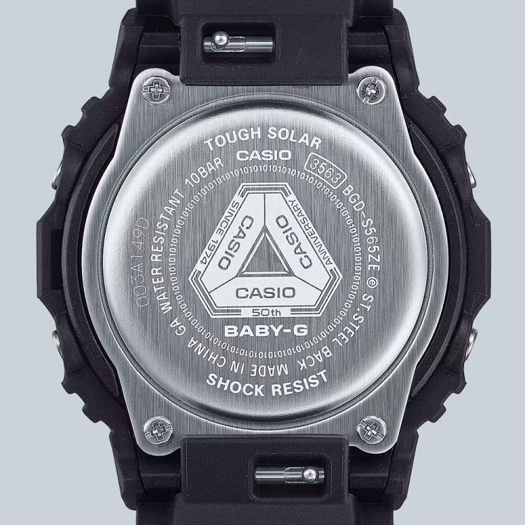 カシオ ベビージー 腕時計 カシオウオッチ50周年記念 ブラック×ゴールド レディース 国内正規品 BGD-S565ZE-1JR