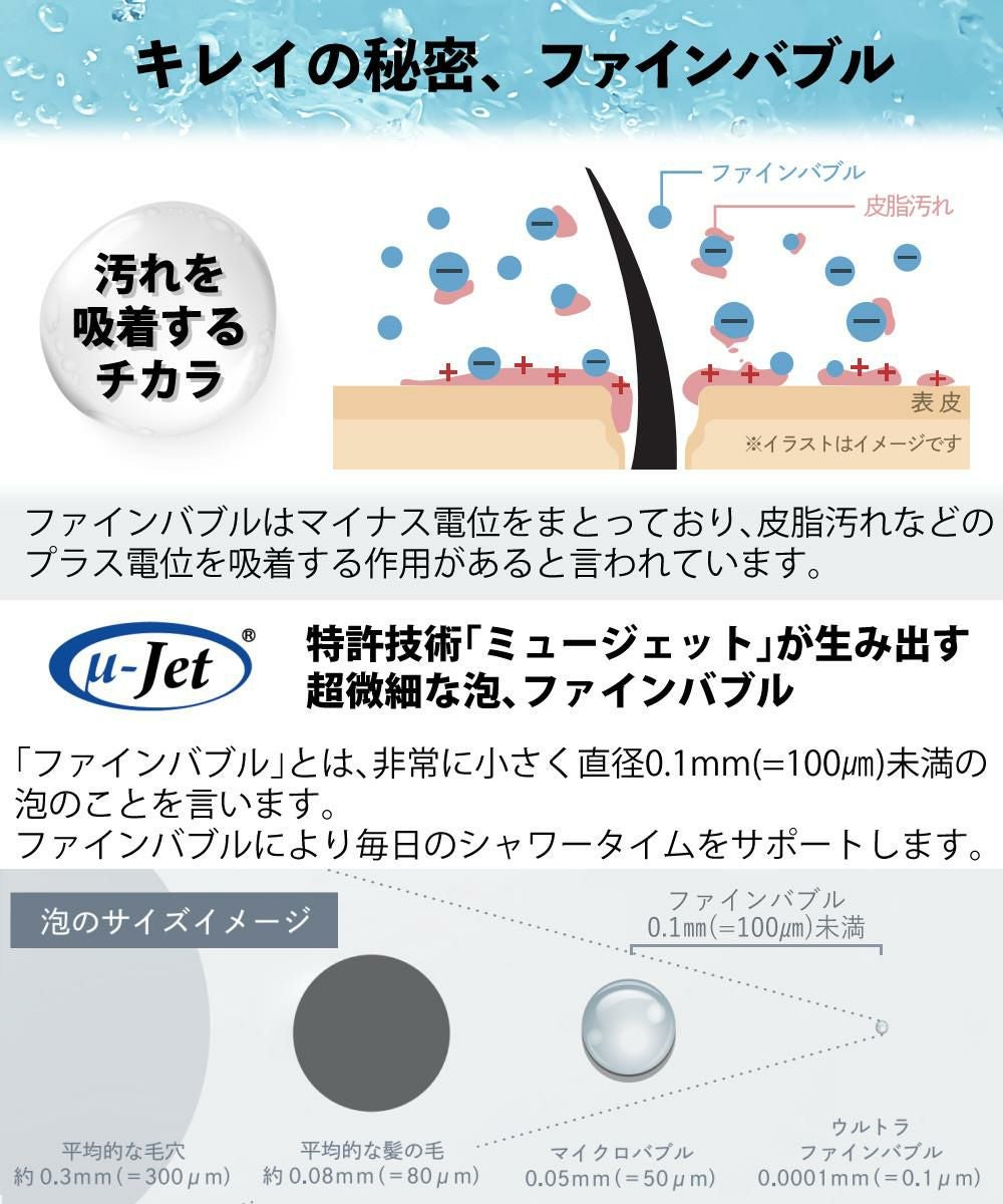選べる特典付 TKS シャワーヘッド ピュアラスファイン 日本製 ウルトラファインバブル 節水 正規販売店 TK-P001E