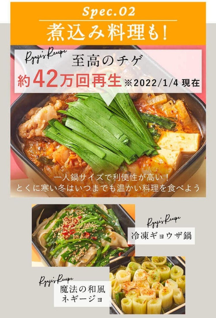 料理研究家リュウジ監修 リュウジの万能スキレット スキレット鍋 陶器 スポンジ付きセット