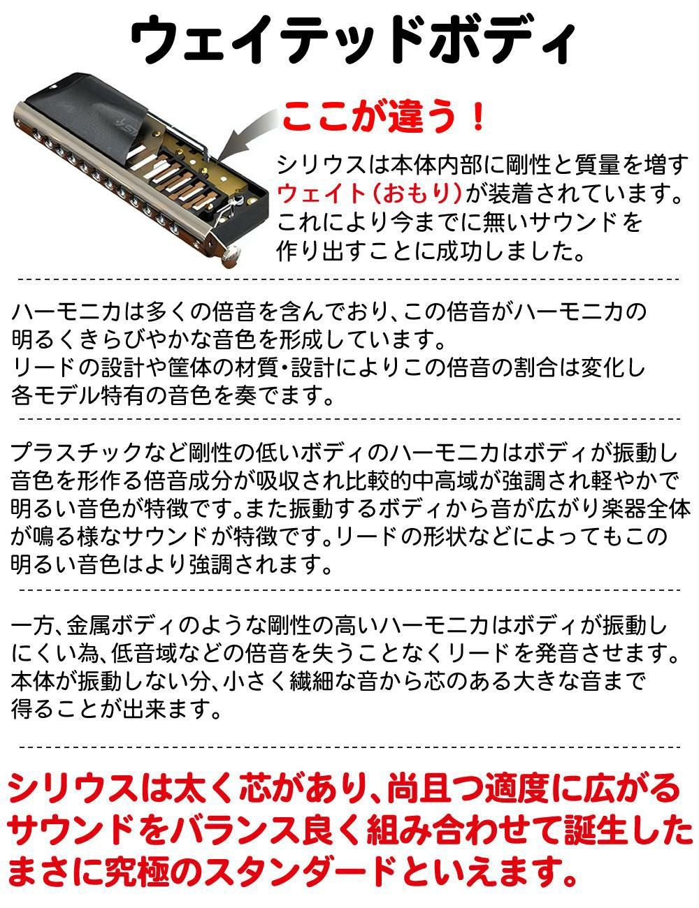 SUZUKI スズキ クロマチックハーモニカ シリウス S-48S 12穴 48音（3