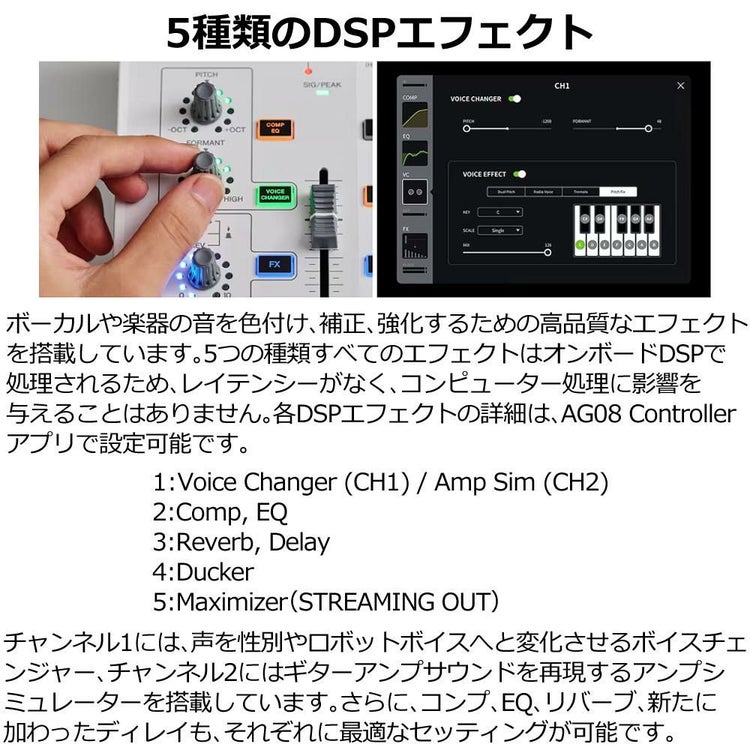 ヤマハ YAMAHA ライブストリーミングミキサー SAG08W キャノンケーブル ATL458A/3.0m セット  ラッピング不可