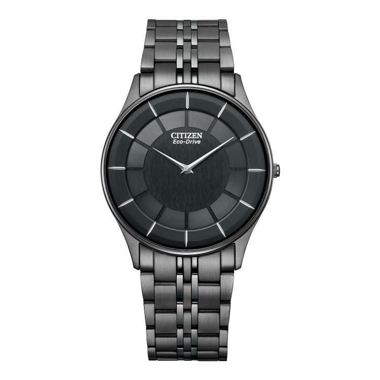 CITIZEN　デジアナ　黒文字盤　丸型　 稼働品 シチズンコレクション 腕時計 NIGHT COLOR EDITION ソーラー メタル