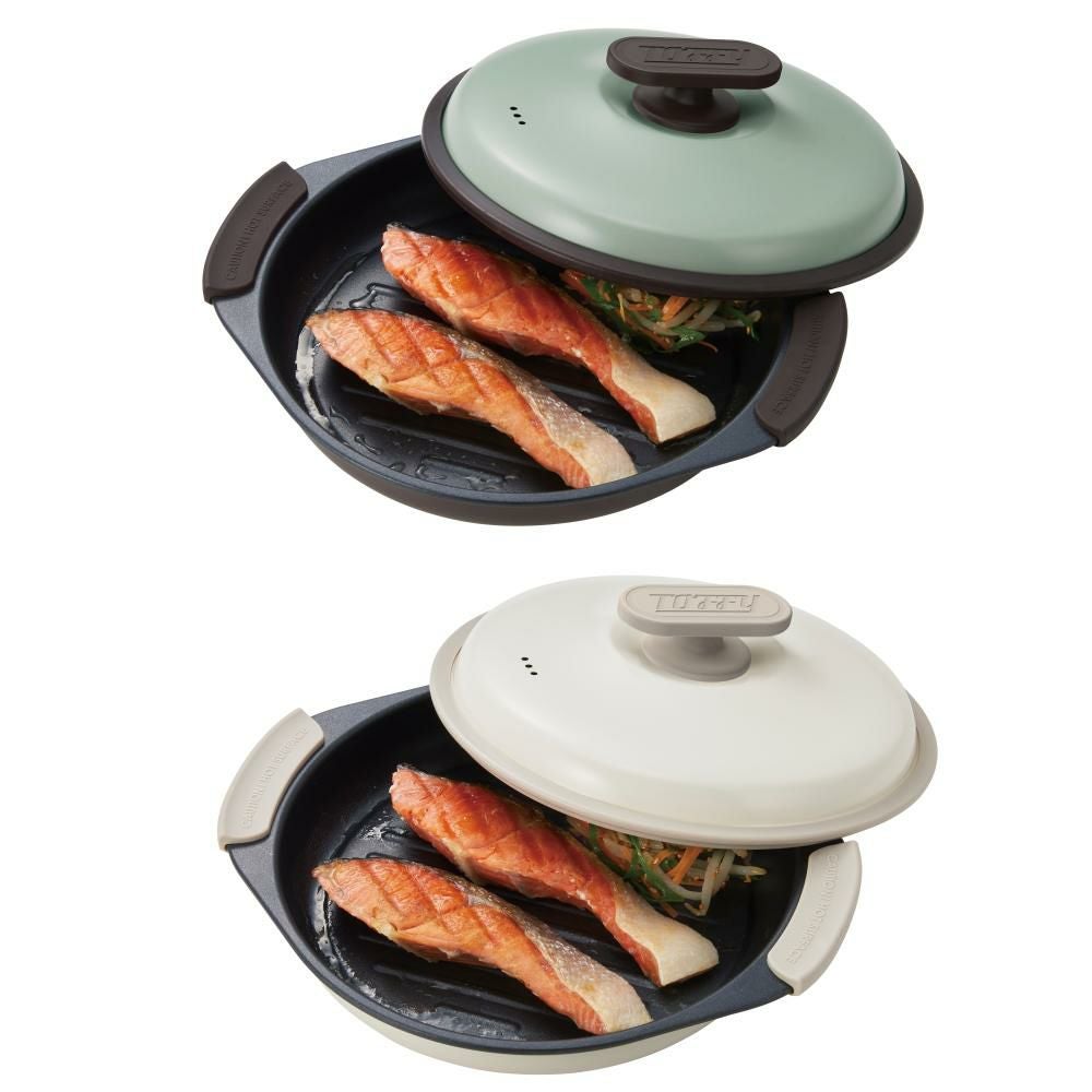 Toffy 電子レンジ用 グリルパン 電子レンジ用調理器具 焼ける プレート K-MW3 レシピ付き トフィー