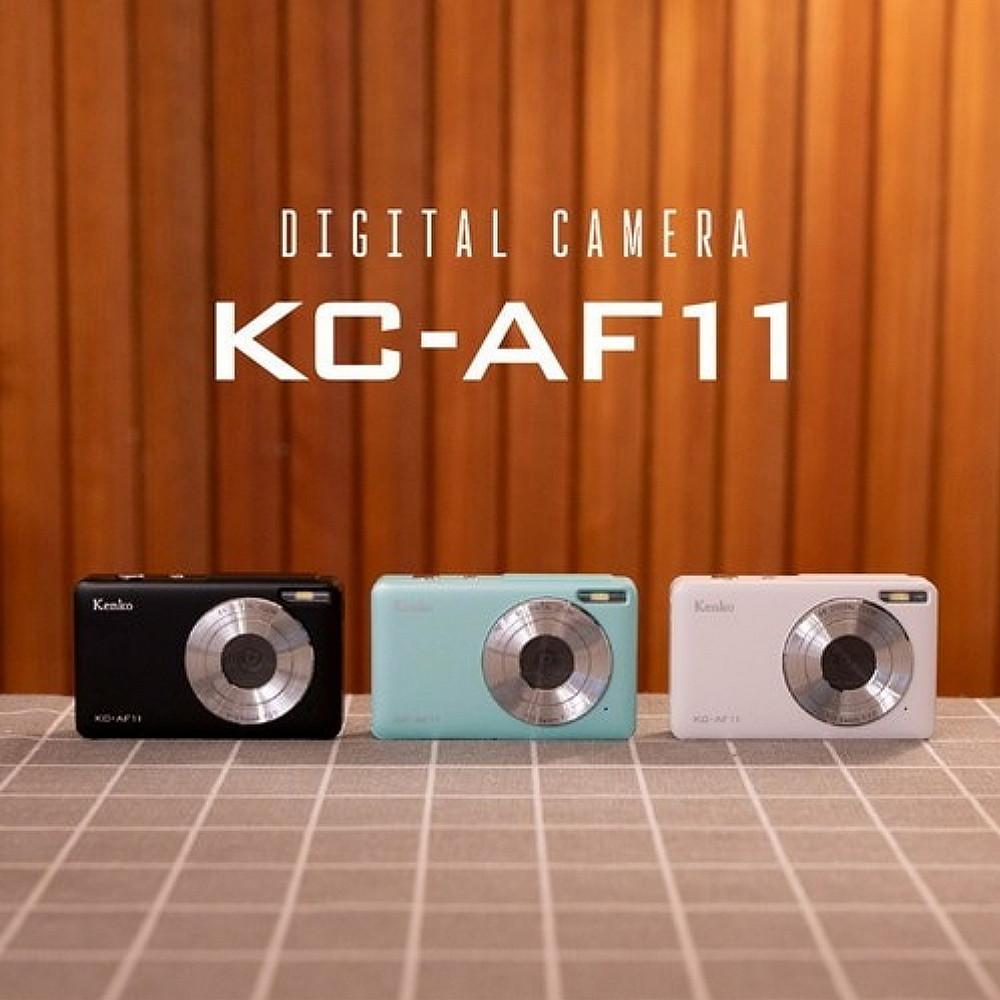 ケンコー コンパクトデジタルカメラ KC-AF11 ホワイト 軽量 コンパクト