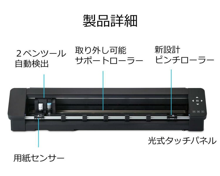 シルエットジャパン カッティングマシン シルエットカメオ プロ マーク２ SILH-CAMEO-PRO-2-J ツールセット 付き 5点セット