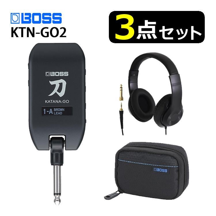BOSS ボス ヘッドホンアンプ  KATANA:GO KTN-GO専用ポーチ ヘッドホンセット
