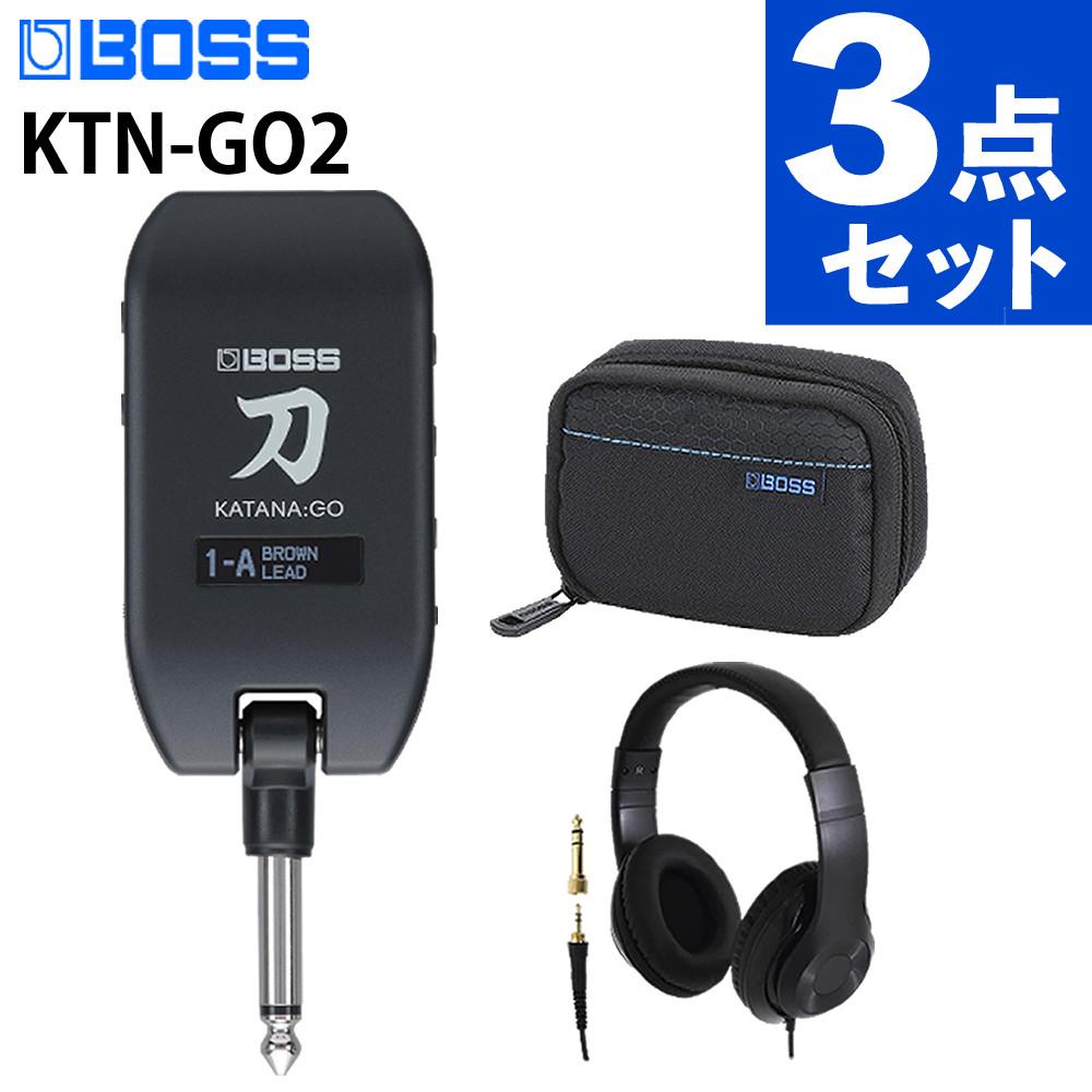 BOSS ボス ヘッドホンアンプ  KATANA:GO KTN-GO専用ポーチ ヘッドホンセット