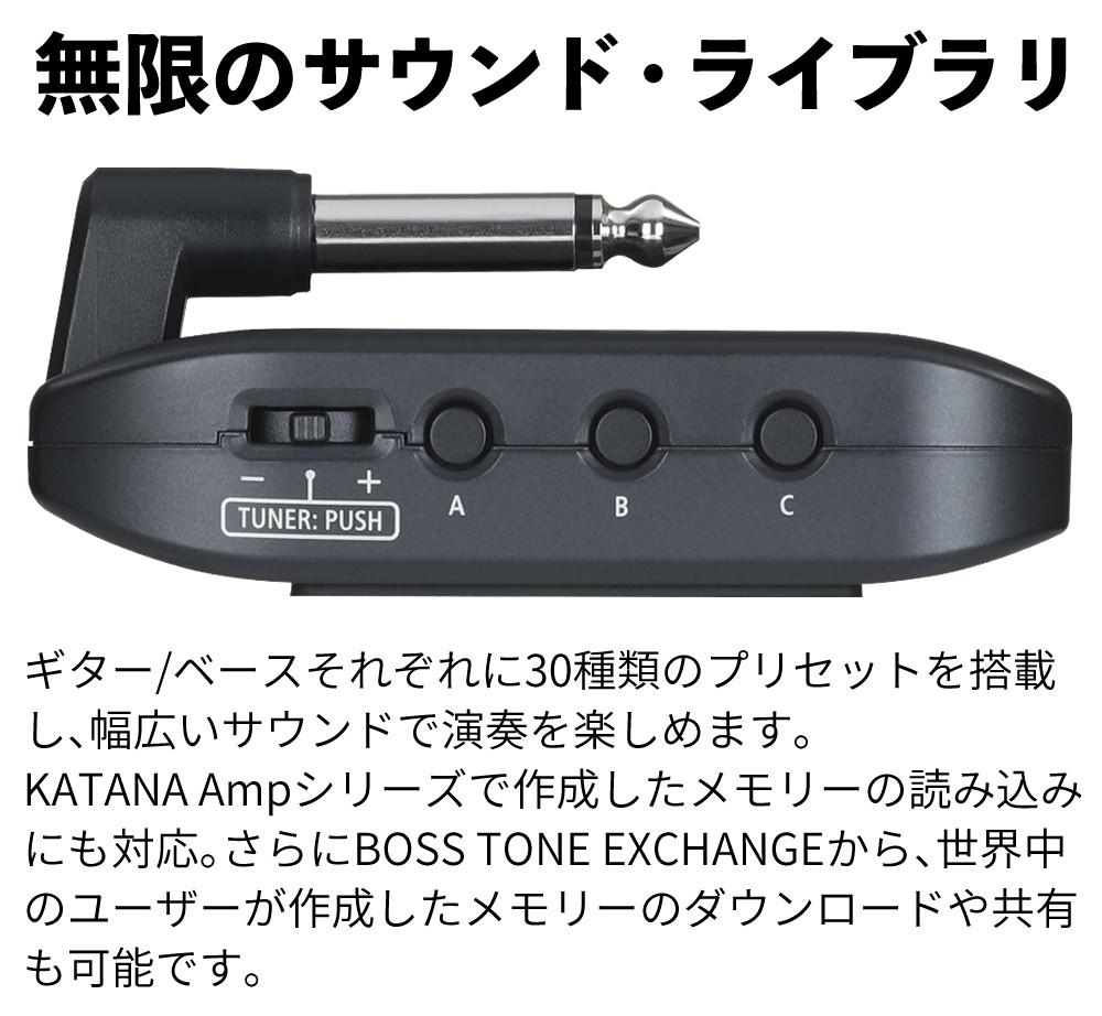 BOSS ボス ヘッドホンアンプ  KATANA:GO KTN-GO専用ポーチ ヘッドホンセット