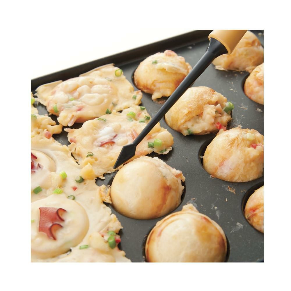 まいど本舗  粉つぎボールセット DS1021＆キッチンペーパーで油引き DS1020＆まとめやすいダイヤ型ピック DS1018×4本 6点セット