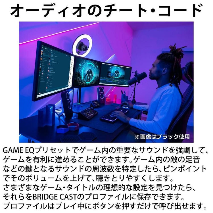 ローランド BRIDGE CAST ICE WHITE BRC-WH ブリッジキャスト Roland ゲーミングオーディオ HDMI切替器 ケーブル付き