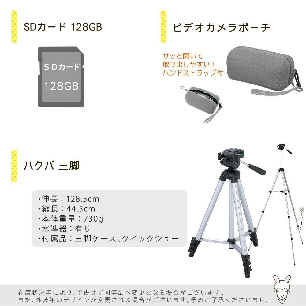パナソニック デジタルビデオカメラ HC-V900-K ブラック 2K（ポーチ