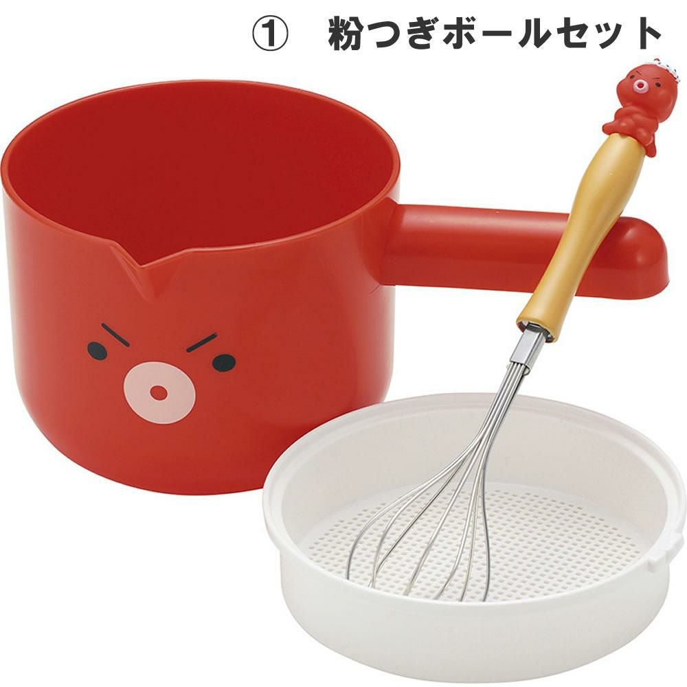 調理雑貨貝印 たこ焼き＆お好み焼き まいど本舗 粉つぎボールセット＆油引き＆ピック2本＆返し90mm＆コテ2枚組