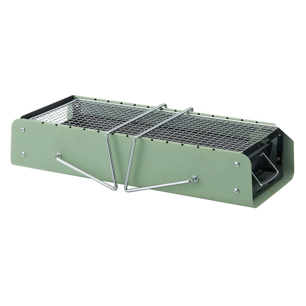 ロゴス LOGOS 卓上炉端グリルM 81060940 ＆ロゴス エコココロゴス・ラウンドストーブ2 付き 2点セット