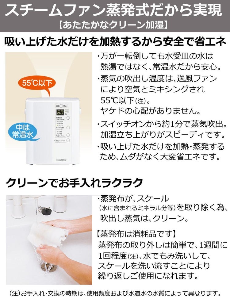 三菱重工 加湿器 加湿空気清浄機 roomist SHE60XD ホワイト ブラックラッピング不可