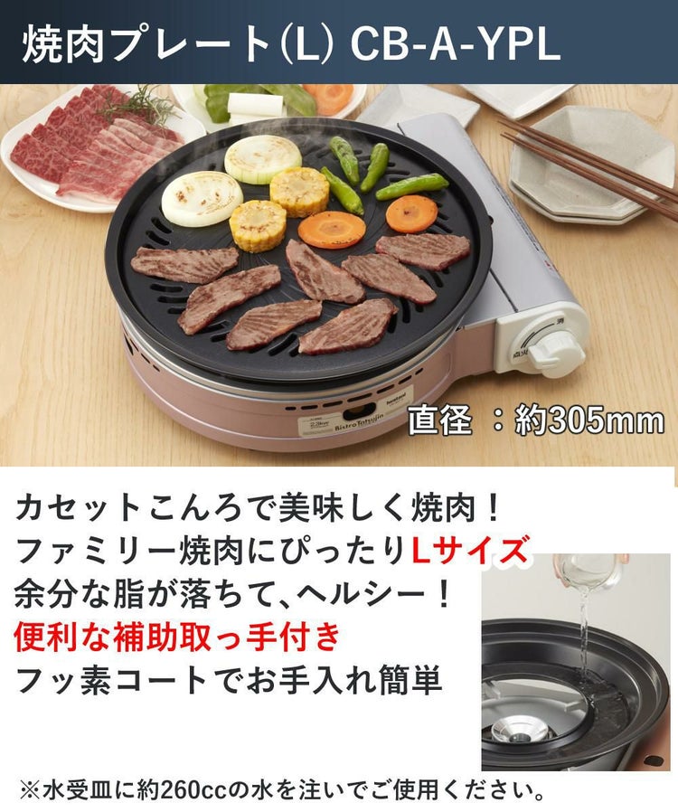 イワタニ カセットフー ビストロの達人プラス 焼肉 たこ焼き 網焼き プレート セット